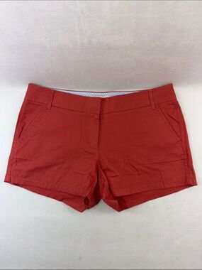 J. Crew Chino Women's Classic Salmon Cotton Broken In Style Shorts